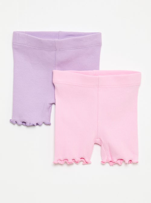 Set van 2 rib leggings - Kiabi