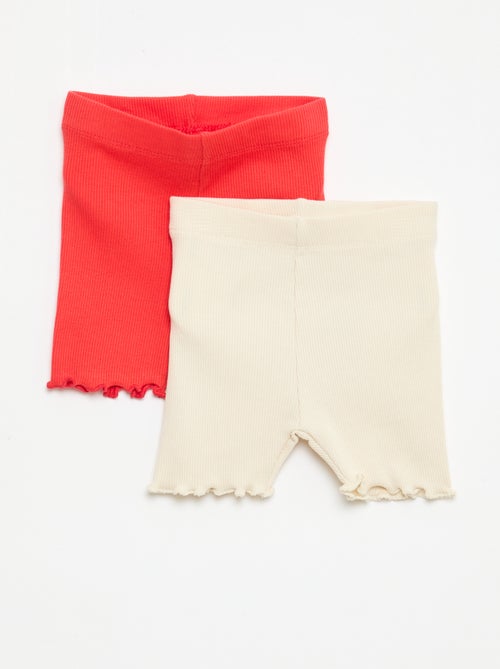 Set van 2 rib leggings - Kiabi