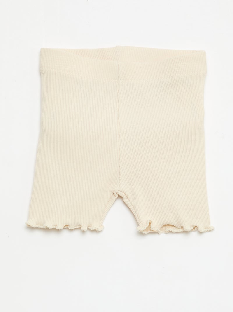 Set van 2 rib leggings Rood - Kiabi