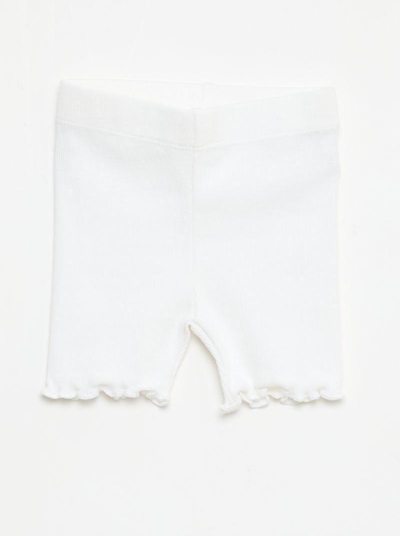 Set van 2 rib leggings Zwart - Kiabi