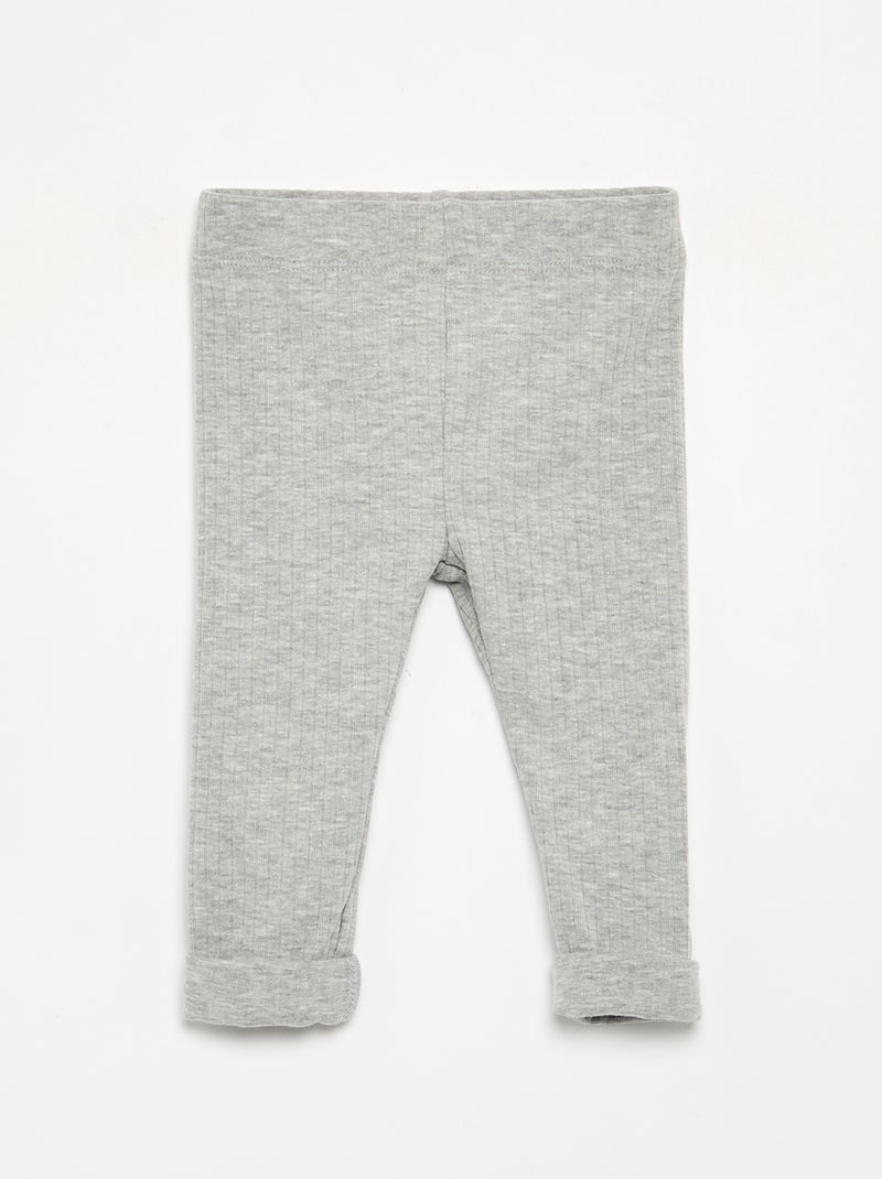 Set van 2 ribleggings Biege - Kiabi