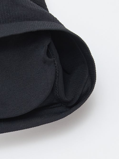 Set van 2 ribstof bandeaus zonder naden - Kiabi