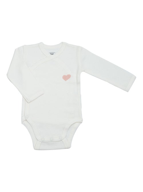 Set van 2 rompers met lange mouwen - Kiabi Set van 2 rompers met lange mouwen - Kiabi