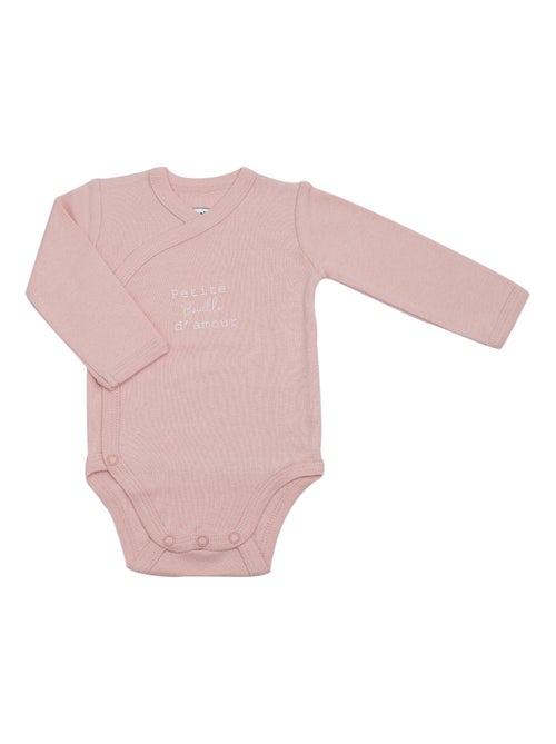 Set van 2 rompers met lange mouwen - Kiabi Set van 2 rompers met lange mouwen - Kiabi