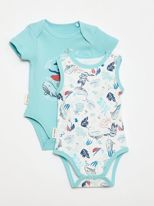 Set van 2 rompers 'Petit Béguin' - Kiabi