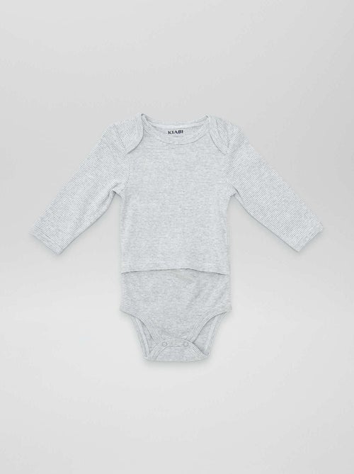 Set van 2 rompertjes - gemakkelijk aan te trekken collectie - Kiabi