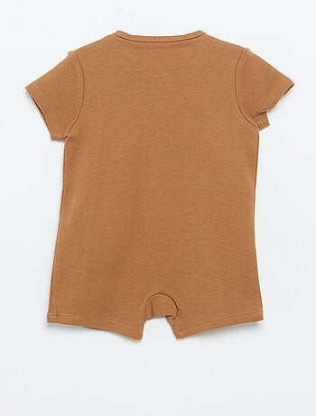 Set van 2 rompertjes van jersey met korte mouwen