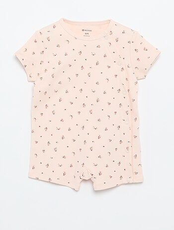 Set van 2 rompertjes van jersey met korte mouwen