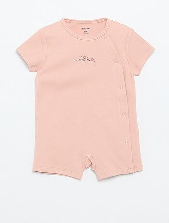 Set van 2 rompertjes van jersey met korte mouwen