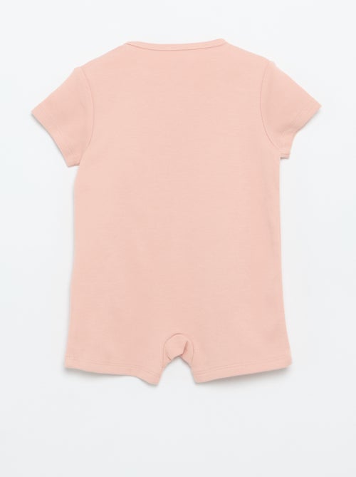 Set van 2 rompertjes van jersey met korte mouwen - Kiabi