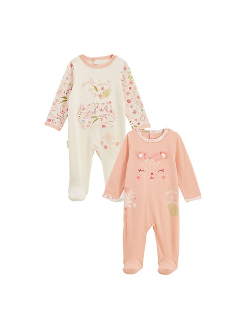 Set van 2 Santa Giulia babypyjama's - Kiabi