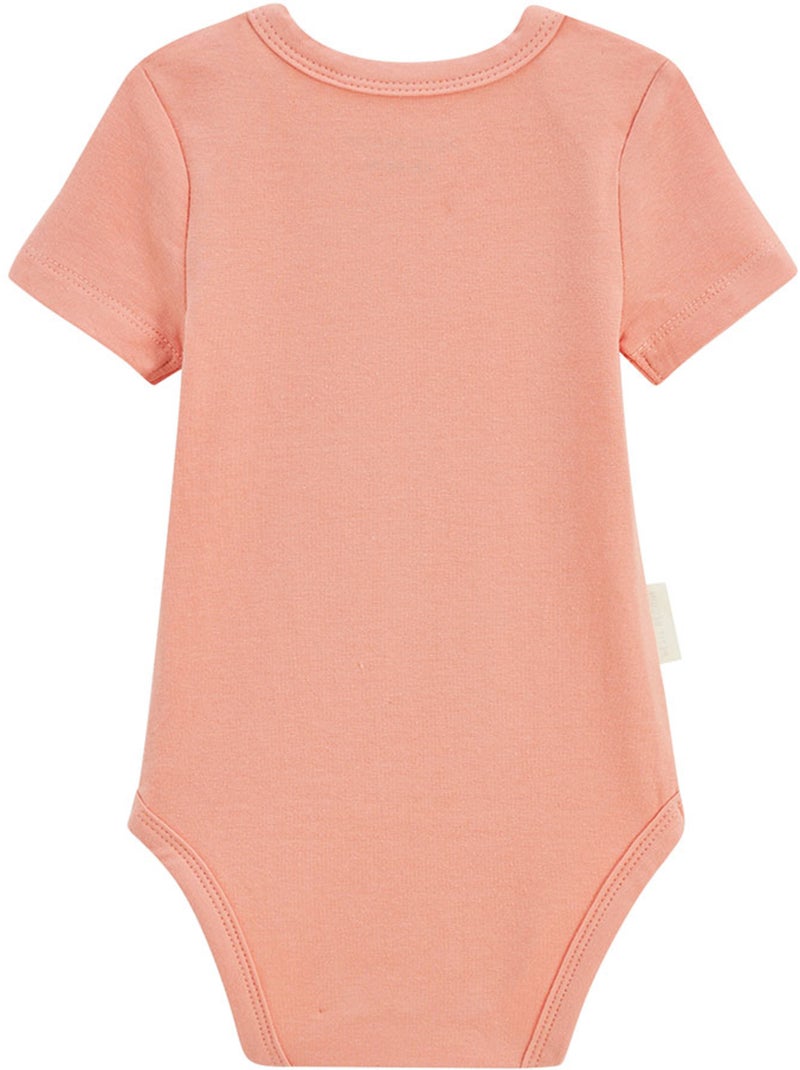 Set van 2 santa giulia babyrompertjes met korte mouwen Ecru - Kiabi