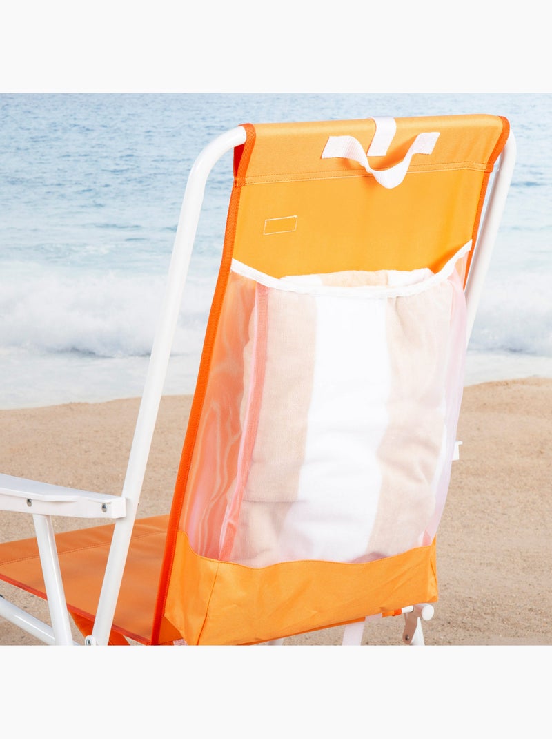 Set van 2 semi-vaste strandstoelen 44x40x81 cm Oranje - Kiabi