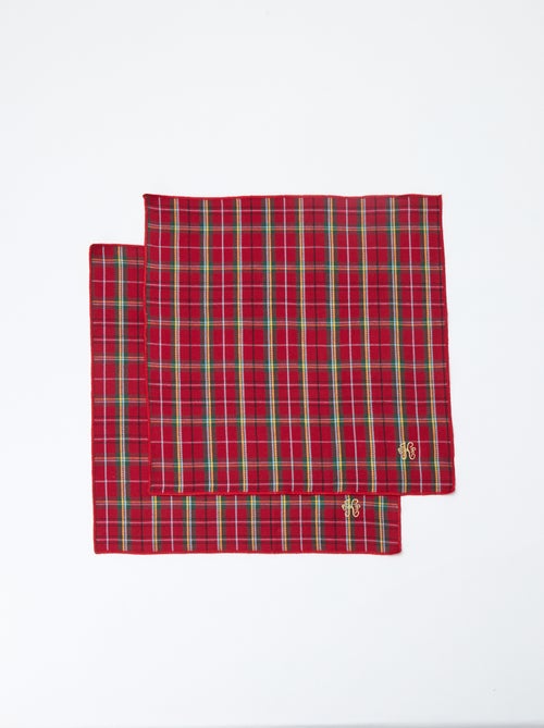 Set van 2 servetten 'Kiabi & Catherine Painvin' - Kiabi