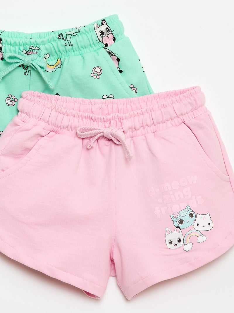 Set van 2 shorts 'Gabby's Poppenhuis' Groen - Kiabi