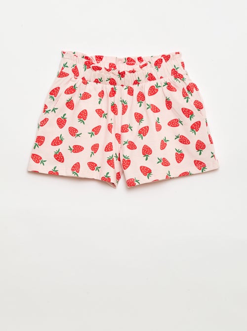 Set van 2 shorts met elastische taille - Kiabi