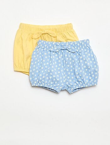Set van 2 shorts met fantasie strikjes