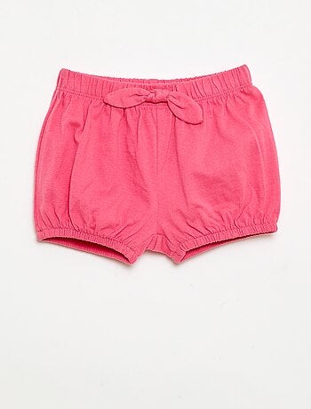 Set van 2 shorts met fantasie strikjes
