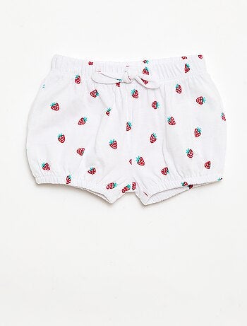 Set van 2 shorts met fantasie strikjes