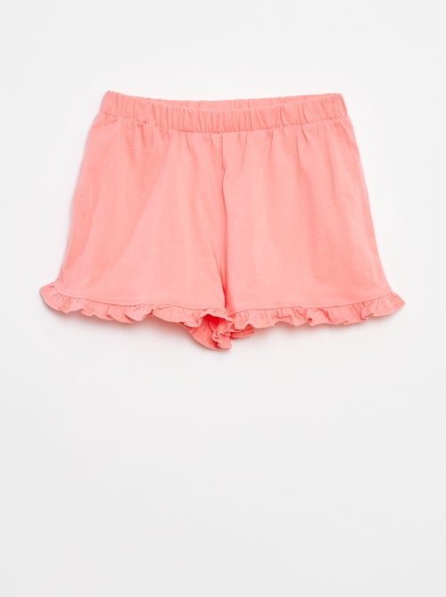 Set van 2 shorts met ruches - Kiabi