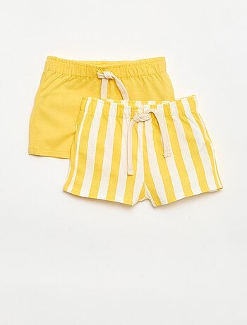 Set van 2 shorts van jersey