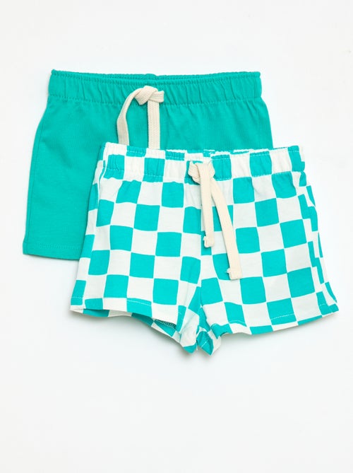 Set van 2 shorts van jersey - Kiabi