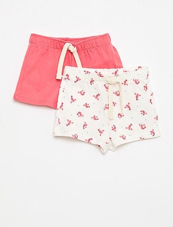Set van 2 shorts van jersey
