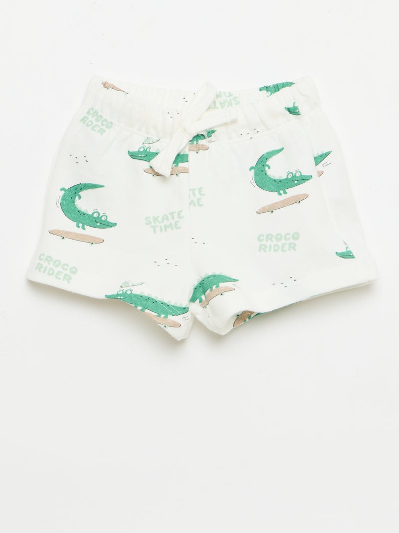 Set van 2 shorts Wit - Kiabi