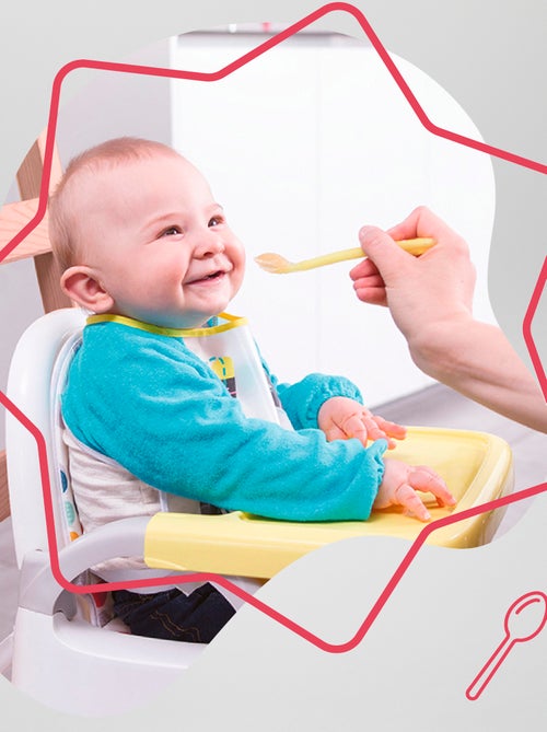 Set van 2 siliconen lepeltjes 'Badabulle' - Kiabi