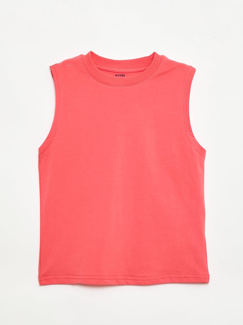 Set van 2 singlets met ronde hals Blauw - Kiabi