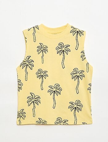 Set van 2 singlets met ronde hals