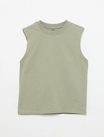 Set van 2 singlets met ronde hals