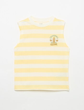 Set van 2 singlets met ronde hals