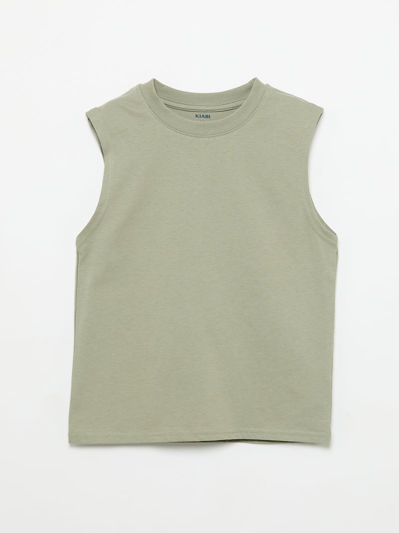 Set van 2 singlets met ronde hals Geel - Kiabi