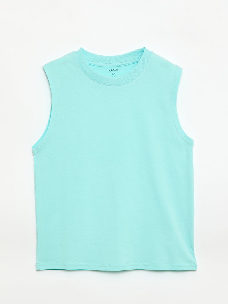 Set van 2 singlets met ronde hals Wit - Kiabi