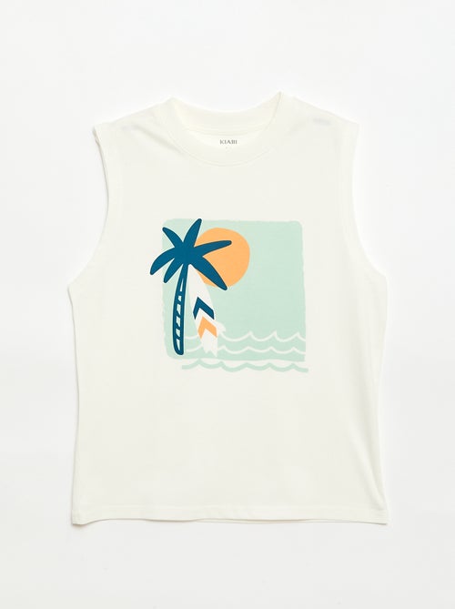 Set van 2 singlets met ronde hals - Kiabi