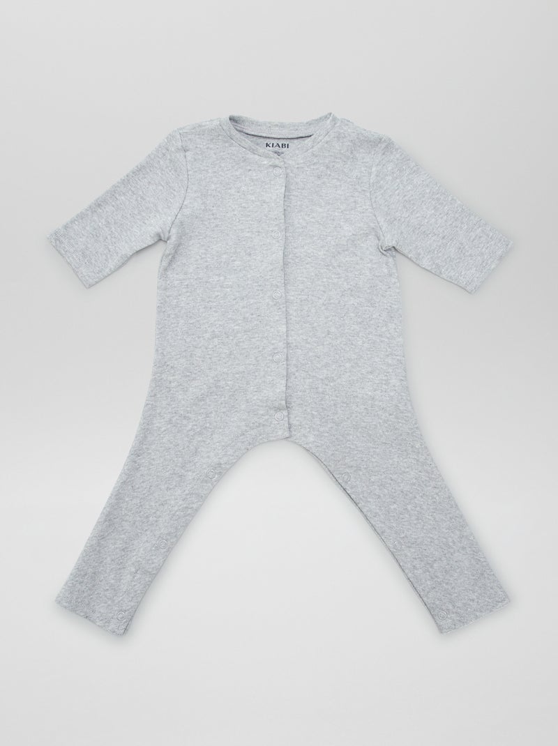 Set van 2 slaappakjes met opening - gemakkelijk aan te trekken collectie BIEGE - Kiabi
