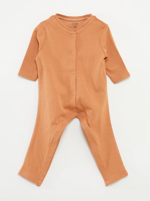 Set van 2 slaappakjes met opening - gemakkelijk aan te trekken collectie - Kiabi