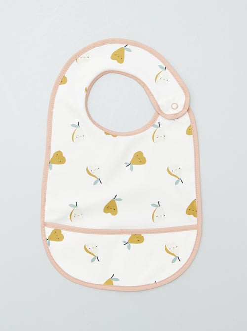 Set van 2 slabbetjes met opvangbakje 'Baby Calin' - Kiabi