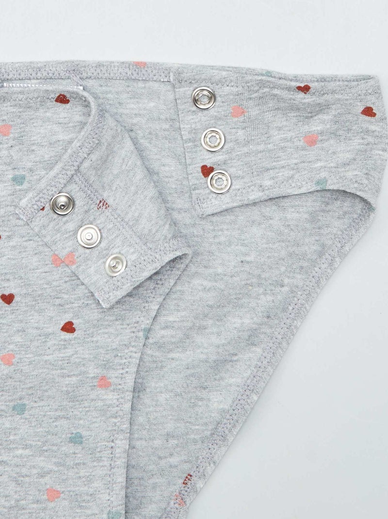 Set van 2 slips - gemakkelijk aan te trekken collectie GRIJS - Kiabi