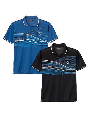 Set van 2 Sport Line polo’s - ATLAS FOR MEN
