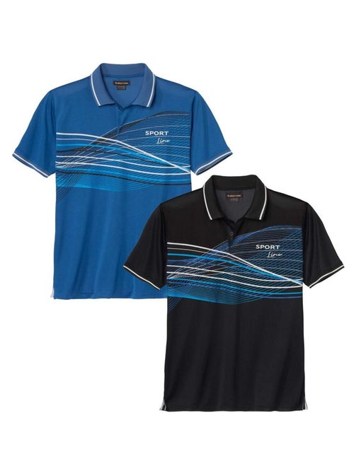 Set van 2 Sport Line polo’s - ATLAS FOR MEN - Kiabi