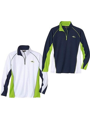 Set van 2 sportieve sweaters met ritskraag - atlas for men