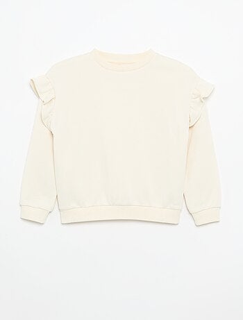 Set van 2 sweaters met ruches op de schouders