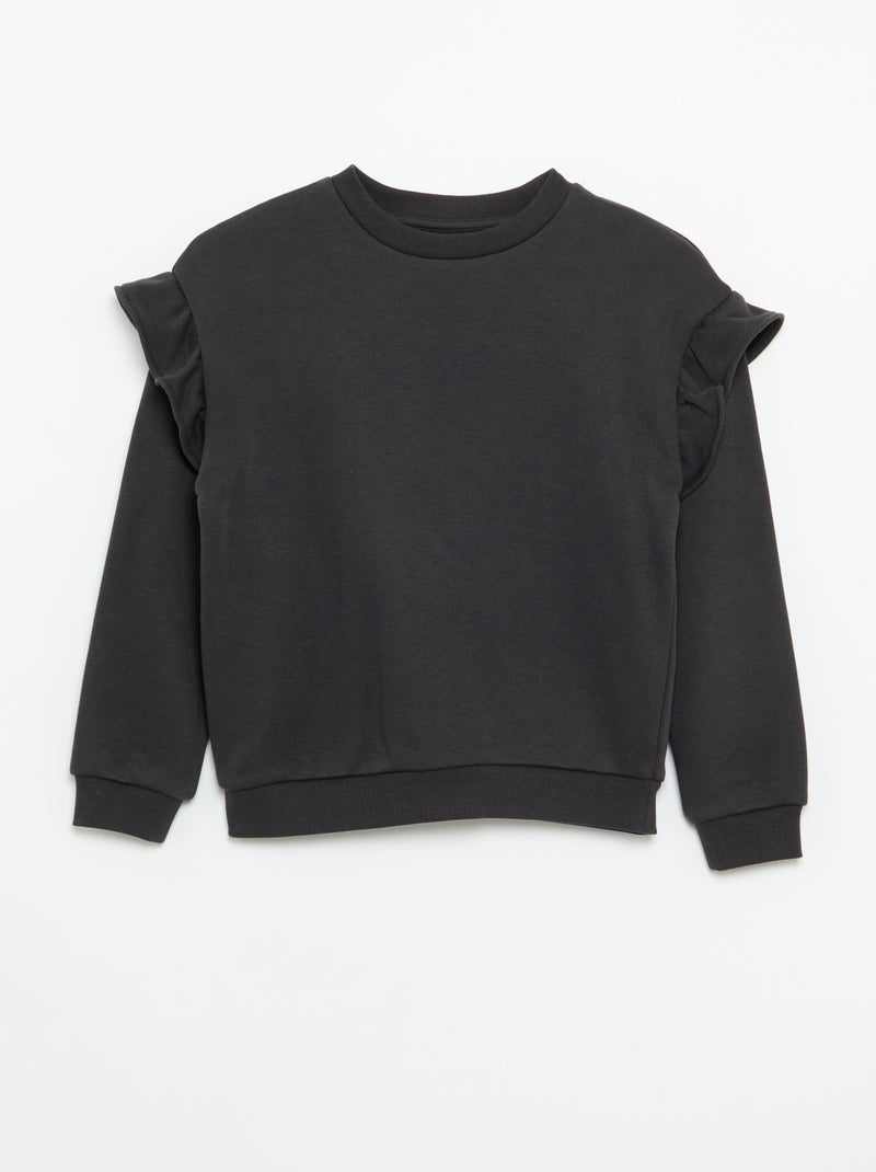 Set van 2 sweaters met ruches op de schouders Grijs - Kiabi