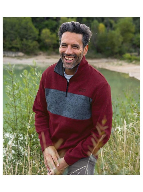 Set van 2 sweaters van gemêleerd molton - ATLAS FOR MEN - Kiabi