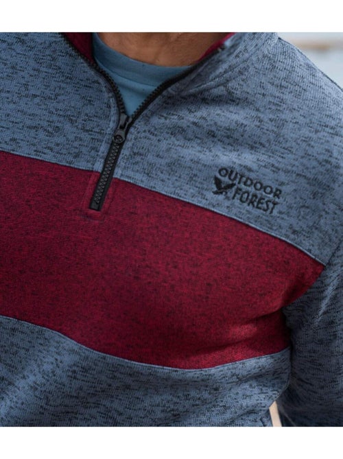 Set van 2 sweaters van gemêleerd molton - ATLAS FOR MEN - Kiabi