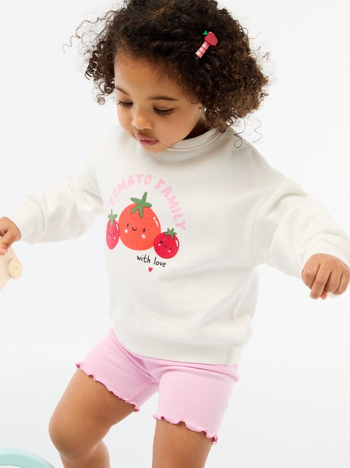 Set van 2 sweaters van lichte molton (French Terry) - 2 stuks - Kiabi