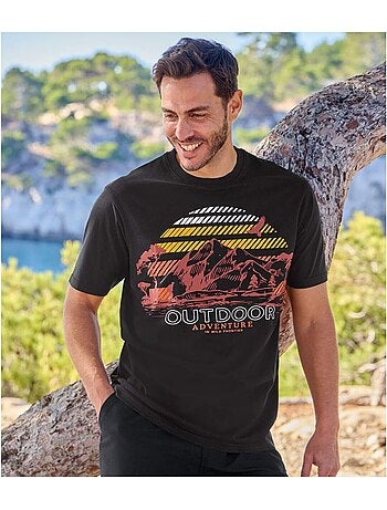 Set van 2 t-shirts adventure - atlas for men