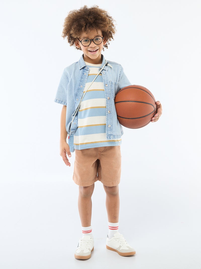 Set van 2 T-shirts Biege - Kiabi